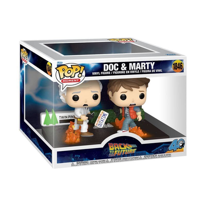 Retour vers le futur POP Moments Vinyl figurines Doc&Marty 9 cm | 0889698864480
