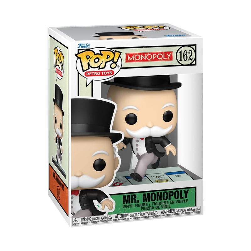 Monopoly POP! Retro Toys Vinyl Figurine Mr Monopoly (Pass Go) 9 cm | 0889698865388