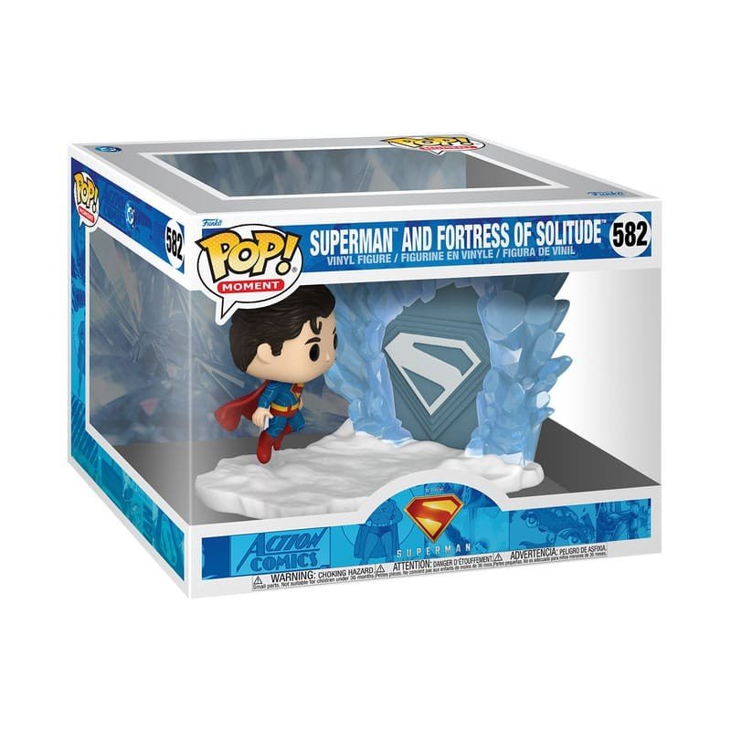 Superman (2025) POP Moments Vinyl Figures Superman and Fortress of Solitude 9 cm | 0889698866422