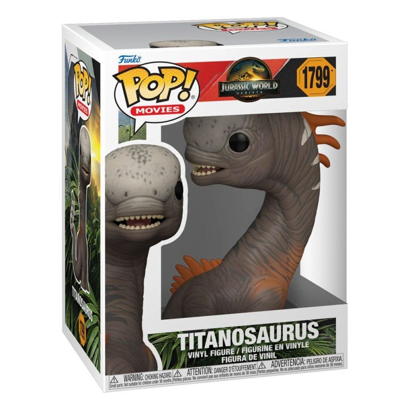 Jurassic World : Renaissance POP! Movies Vinyl figurine Titanosaurus 9 cm | 0889698866606