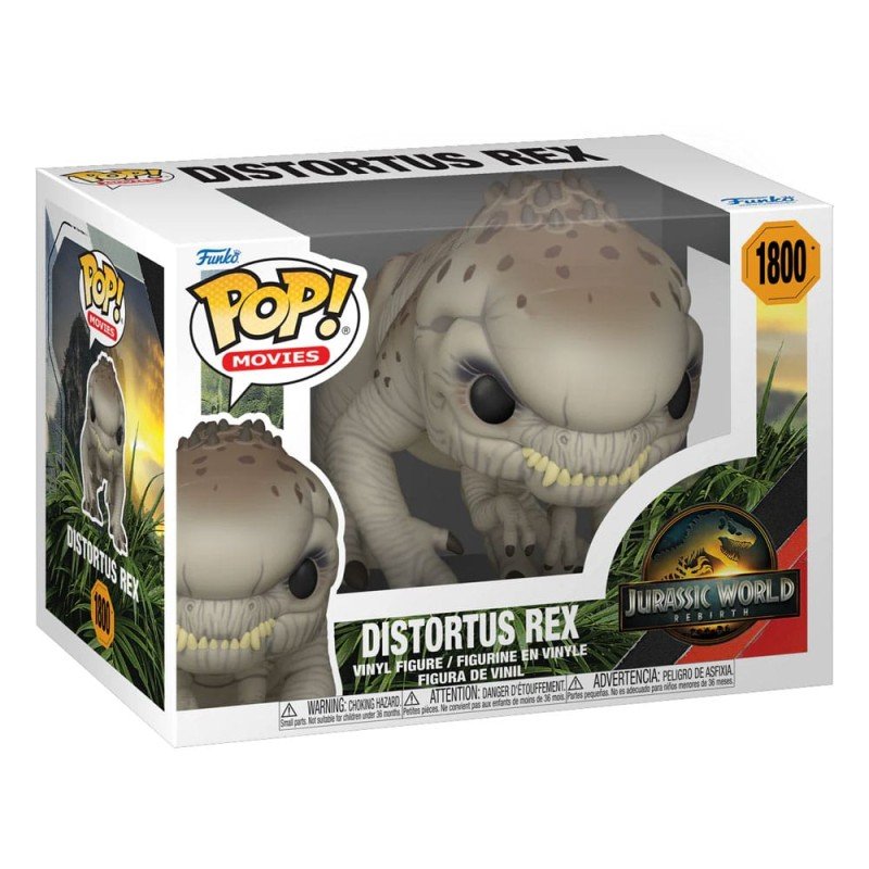 Jurassic World Rebirth POP! Movies Vinyl Figure Distortus Rex 9 cm | 0889698866613