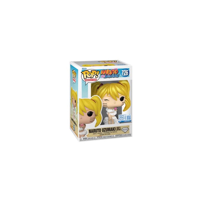 Naruto Pop! Animation Vinyl figurine Naruto (Sexy Jutsu) Diamond Collection heo Exclusive Edition 9 cm | 0889698872027