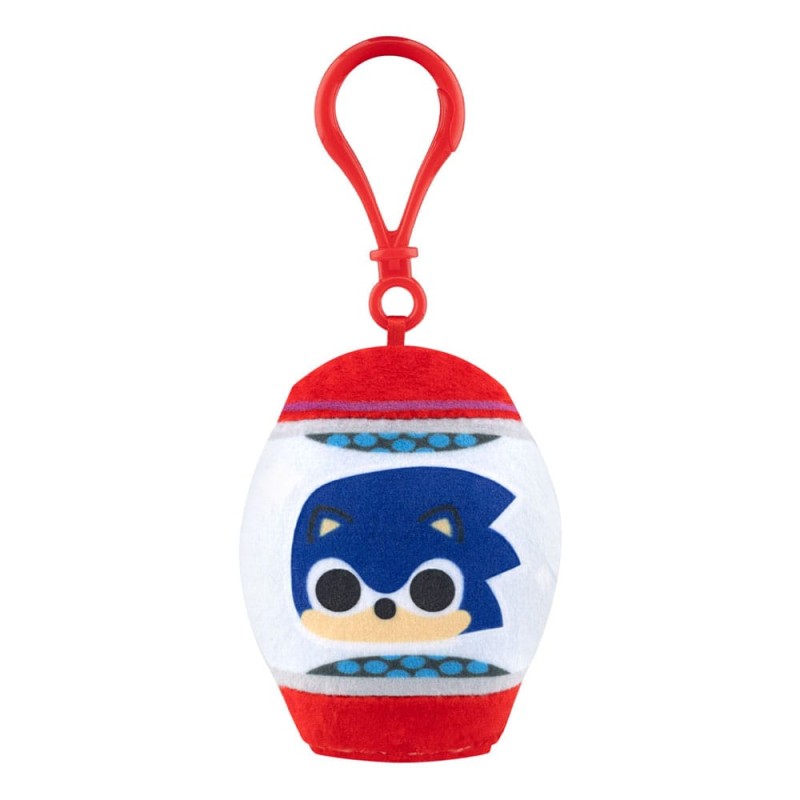Sonic The Hedgehog Plush Keychain 5 cm PDQ Blind Assortment (12) | 0889698878616