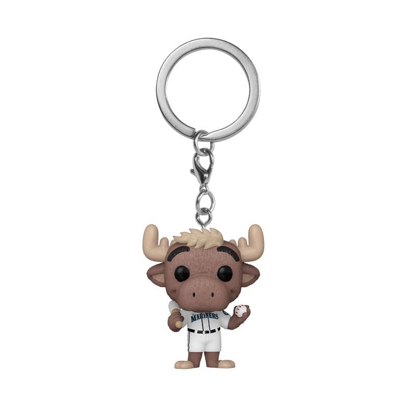 MLB POP! Vinyl Keychains 4 cm Mariners- Mariner Moose Display (12) | 0889698891301