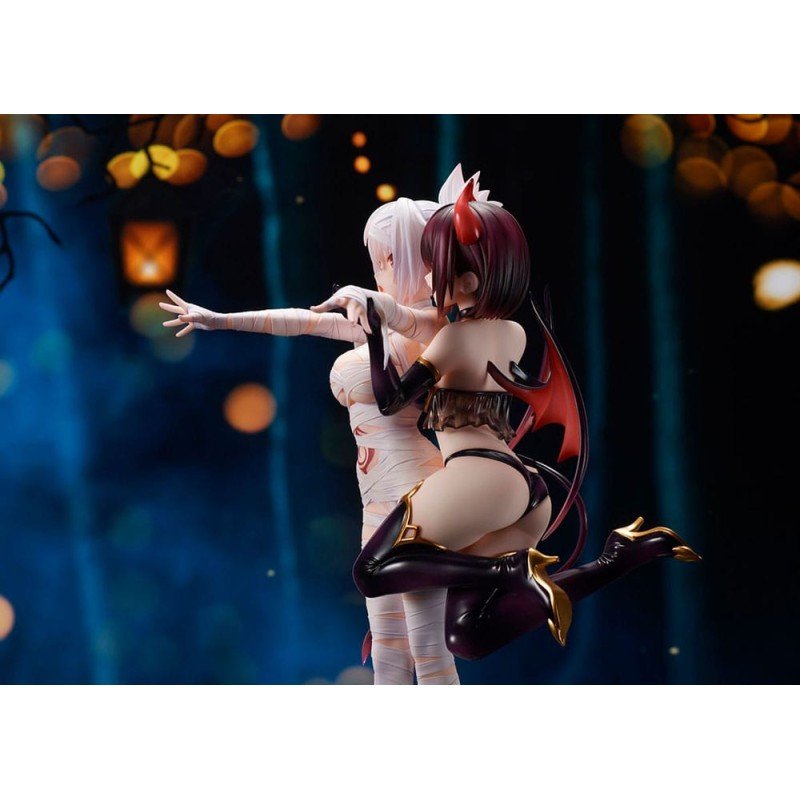 Ayakashi Triangle statuette PVC Matsuri Kazamaki & Suzu Kanade & Shirogane 25 cm | 4589977240818