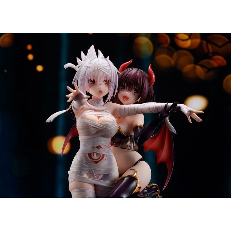 Ayakashi Triangle statuette PVC Matsuri Kazamaki & Suzu Kanade & Shirogane 25 cm | 4589977240818