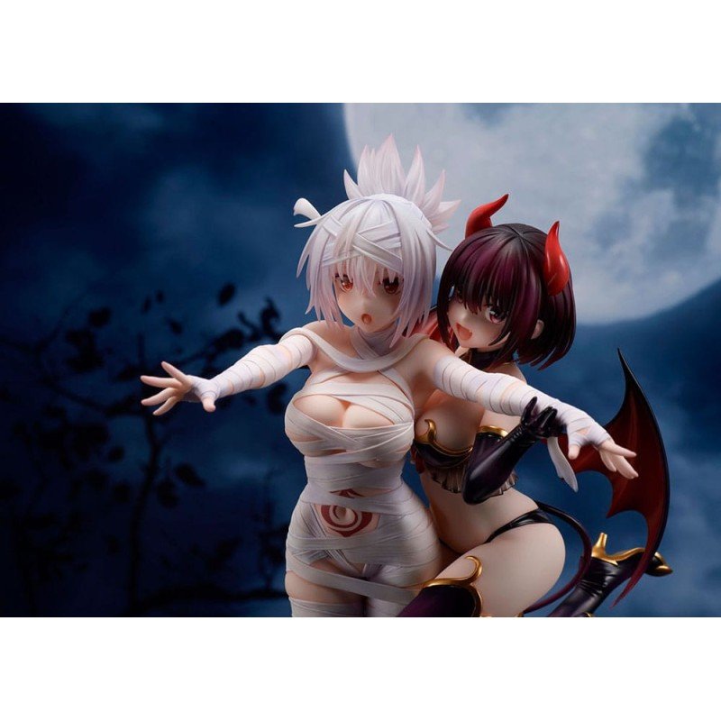 Ayakashi Triangle statuette PVC Matsuri Kazamaki & Suzu Kanade & Shirogane 25 cm | 4589977240818