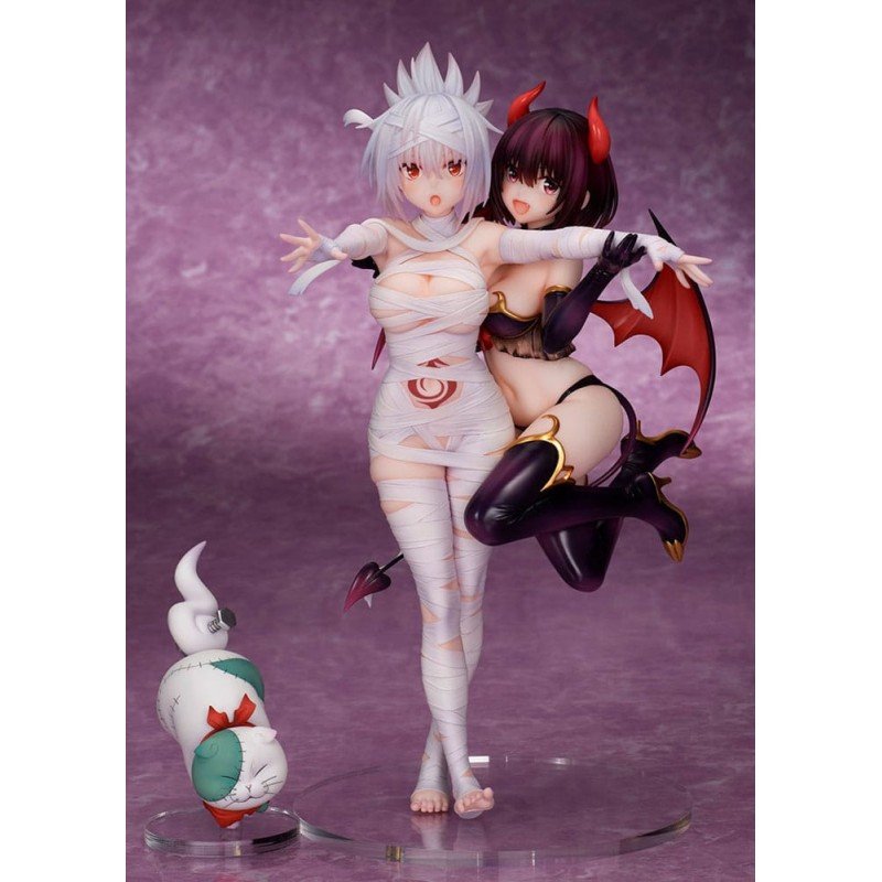 Ayakashi Triangle statuette PVC Matsuri Kazamaki & Suzu Kanade & Shirogane 25 cm | 4589977240818