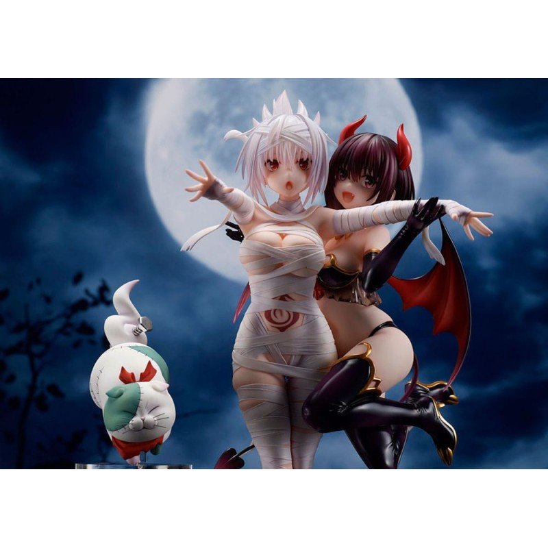 Ayakashi Triangle statuette PVC Matsuri Kazamaki & Suzu Kanade & Shirogane 25 cm | 4589977240818