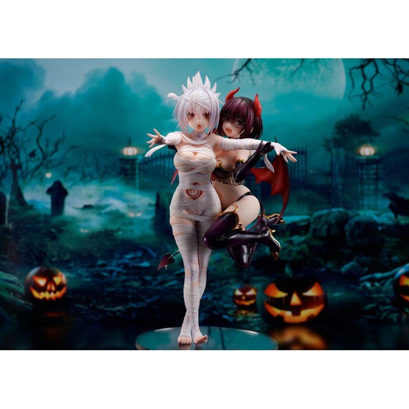 Ayakashi Triangle statuette PVC Matsuri Kazamaki & Suzu Kanade & Shirogane 25 cm | 4589977240818