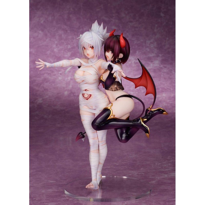 Ayakashi Triangle statuette PVC Matsuri Kazamaki & Suzu Kanade & Shirogane 25 cm | 4589977240818