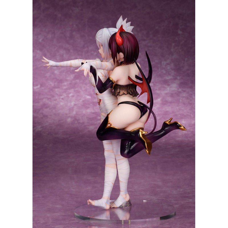 Ayakashi Triangle statuette PVC Matsuri Kazamaki & Suzu Kanade & Shirogane 25 cm | 4589977240818