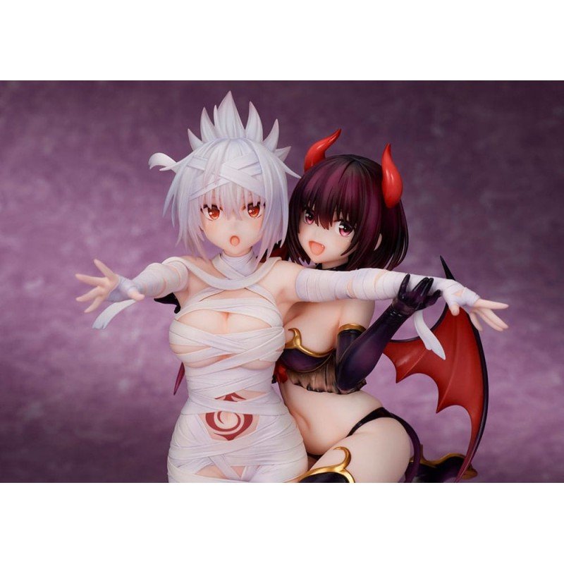 Ayakashi Triangle statuette PVC Matsuri Kazamaki & Suzu Kanade & Shirogane 25 cm | 4589977240818