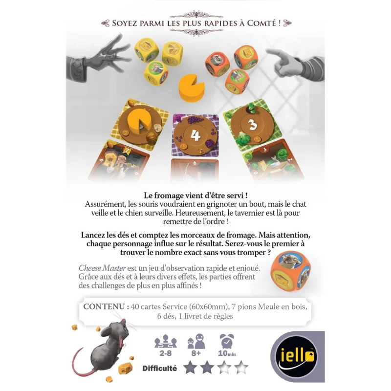 Cheese Master - Iello - Mini Games | 3701551700476