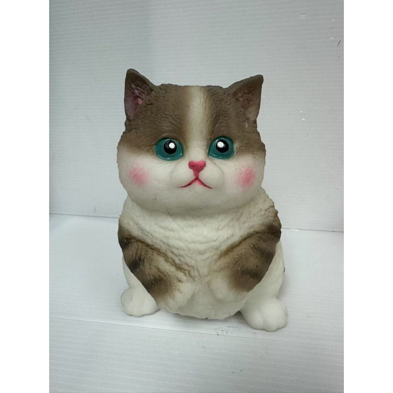 Fun Maker Squishy Fidget Toy Dark Brown Cat 11 cm | 0077764331312