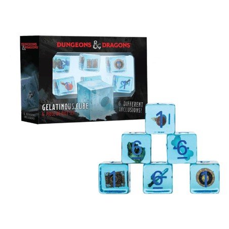 Dungeons & Dragons Dice Set Gelatinous Cube (6) | 0687700234722