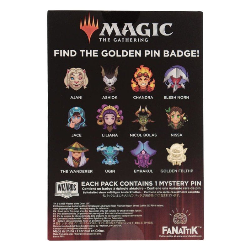 Magic: The Gathering présentoir Pin's Mystery Pin Badge (12) | 5060948294652