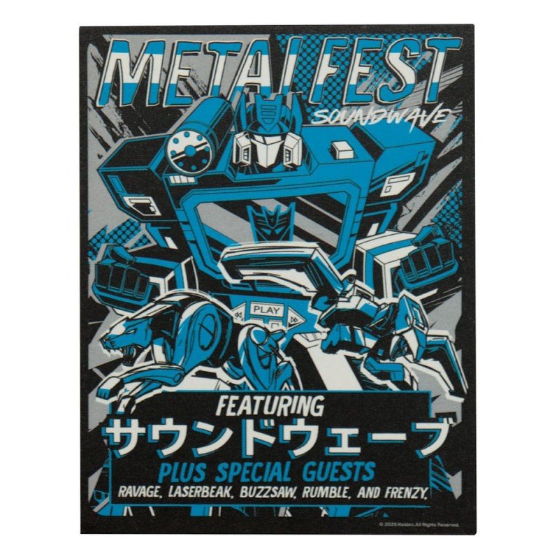 Transformers réplique Soundwave Cassette Limited Edition | 5060948296649