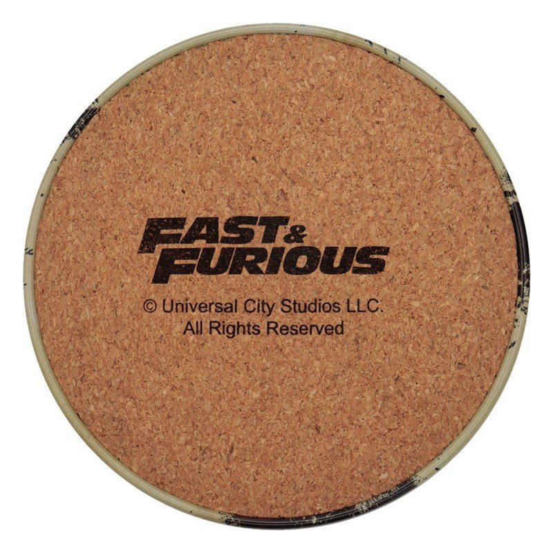 Fast & Furious pack 4 sous-verres Vintage Style | 5060948297400
