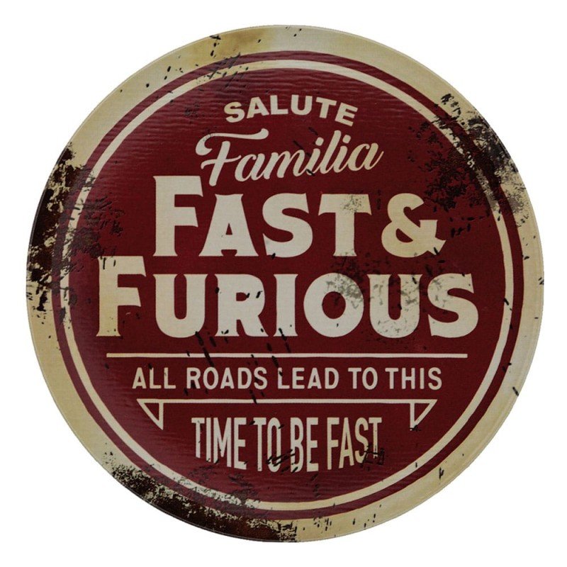 Fast & Furious pack 4 sous-verres Vintage Style | 5060948297400