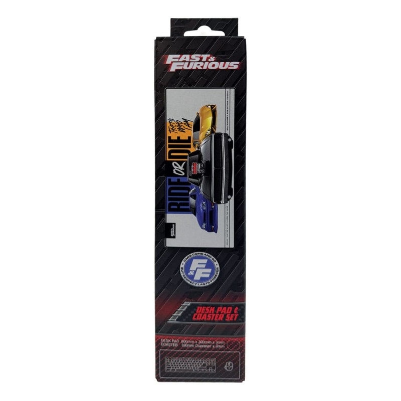 Fast & Furious set sous-mains revêtu & sous-verre | 5060948297417
