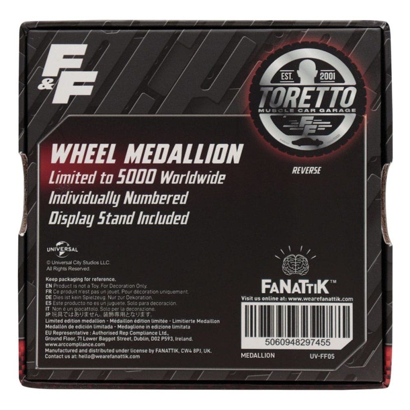 Fast & Furious médaillon Born for Speed | 5060948297455
