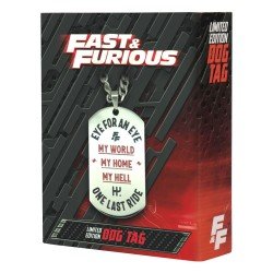 Fast & Furious pendentifs Dog Tag | 5060948297424