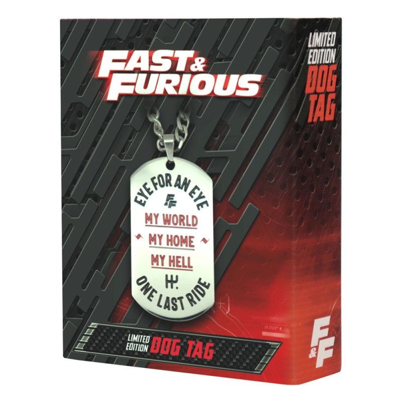 Fast & Furious pendentifs Dog Tag | 5060948297424