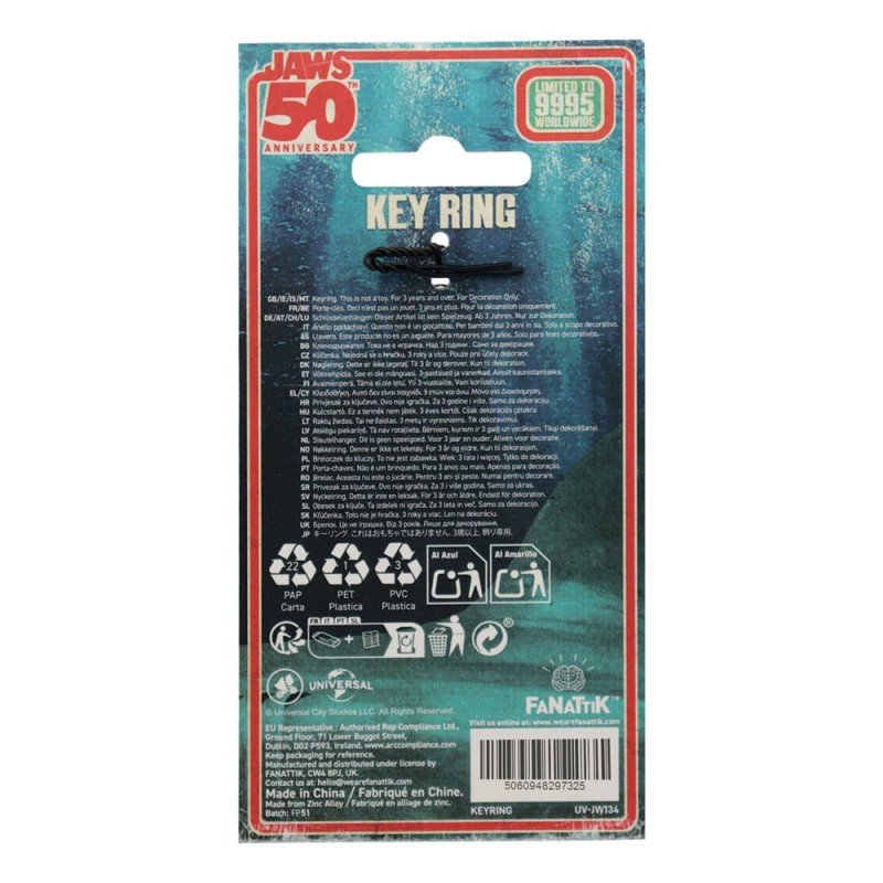 Jaws porte-clés 50th Anniversary Regatta Boat Tour Limited Edition | 5060948297325