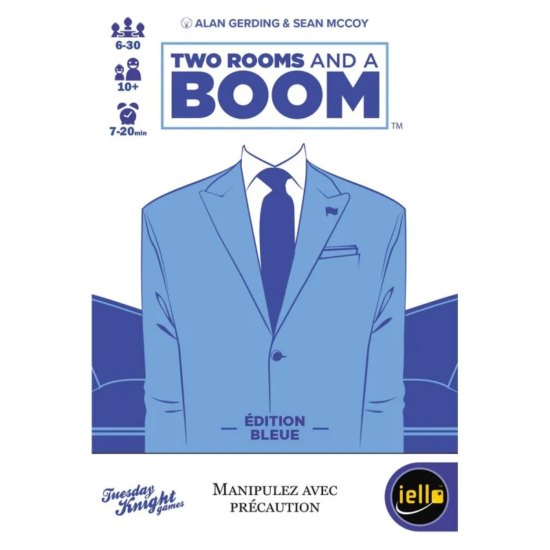 Two Rooms and a Boom (Blue Edition) - Iello - Mini Games | 3760175519659