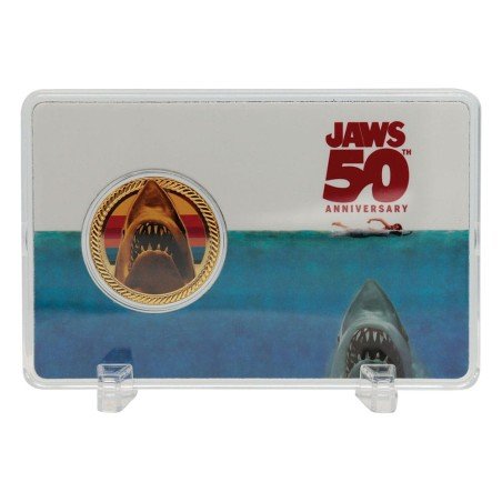 Jaws pièce de collection 50th Anniversary 24k Gold Plated Limited Edition | 5060948297349