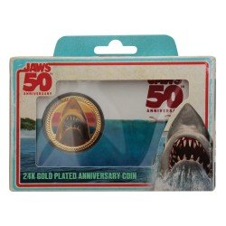 Jaws pièce de collection 50th Anniversary 24k Gold Plated Limited Edition | 5060948297349