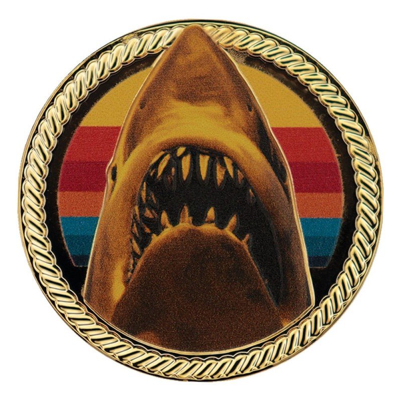 Jaws pièce de collection 50th Anniversary 24k Gold Plated Limited Edition | 5060948297349