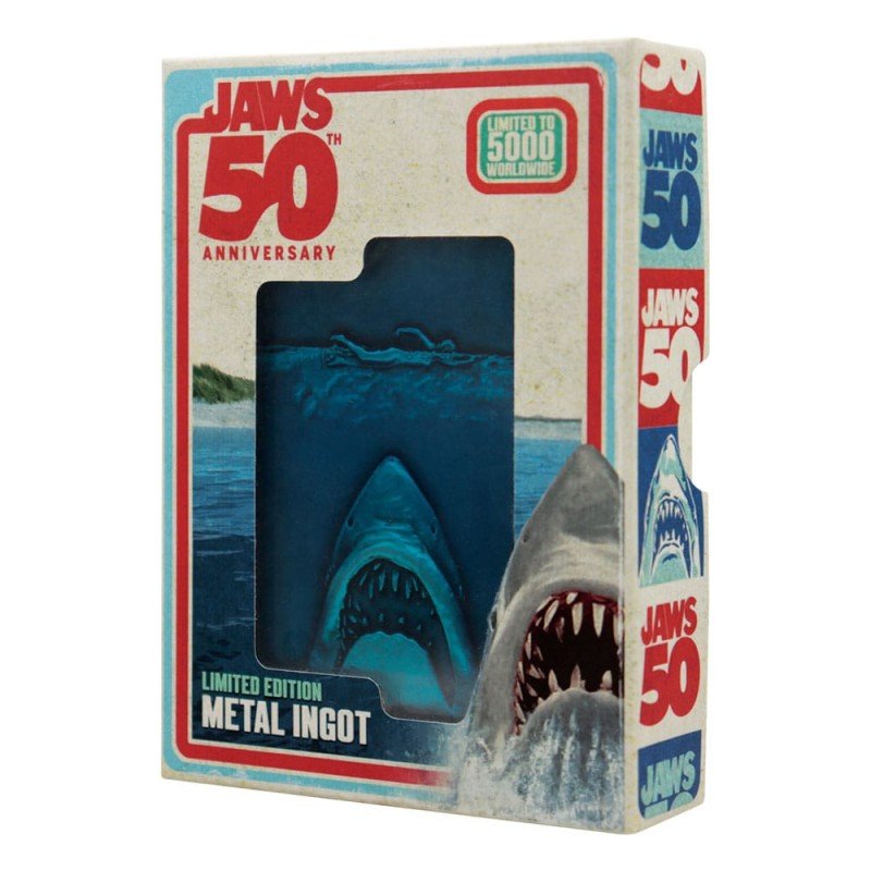 Jaws Lingot 50th Anniversary Poster Limited Edition | 5060948297585