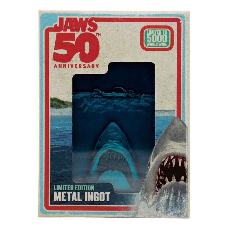 Jaws Lingot 50th Anniversary Poster Limited Edition | 5060948297585