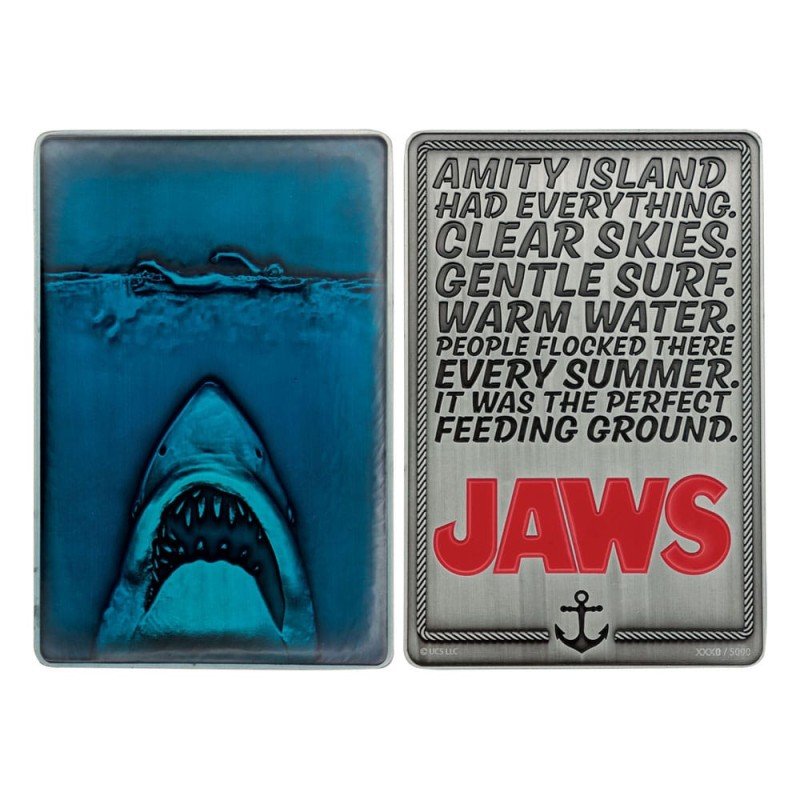 Jaws Ingot 50th Anniversary Poster Limited Edition | 5060948297585