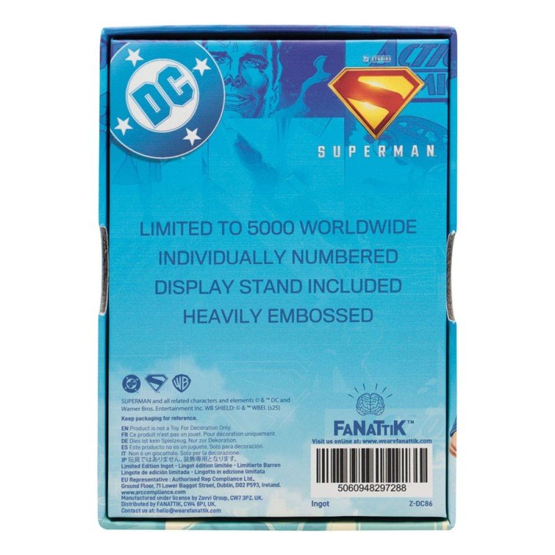 Superman 2025 Lingot Last Son of Krypton Limited Edition | 5060948297288