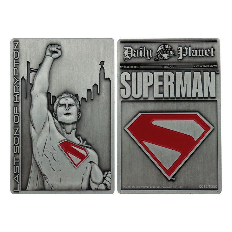 Superman 2025 Lingot Last Son of Krypton Limited Edition | 5060948297288