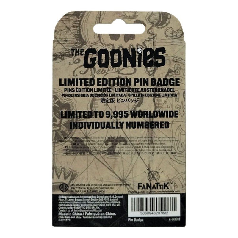 Les Goonies pin 40th Anniversary Never Say Die | 5060948297882
