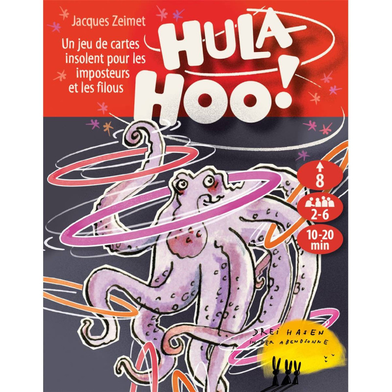 Hula-Hoo ! Drei Hasen in der Abendsonne