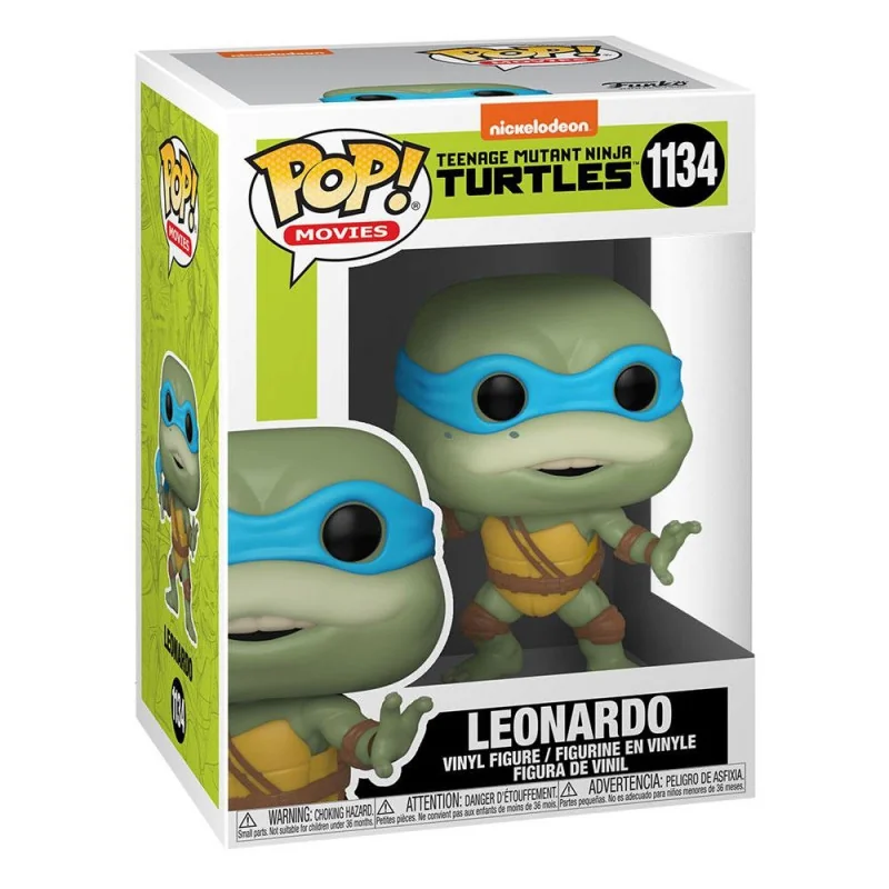 Teenage Mutant Ninja Turtles Funko POP! Movies Vinyl Leonardo 9 cm | 889698561617