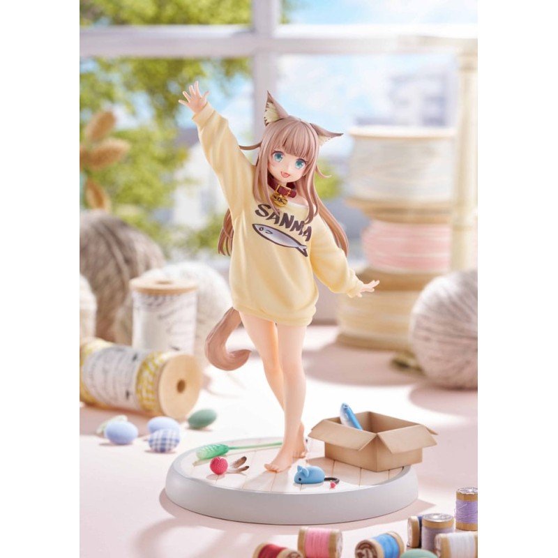 My Cat Is a Kawaii Girl statuette 1/6 Kinako Play With Ver. AmiAmi Limited Edition 21 cm | 4595123918418