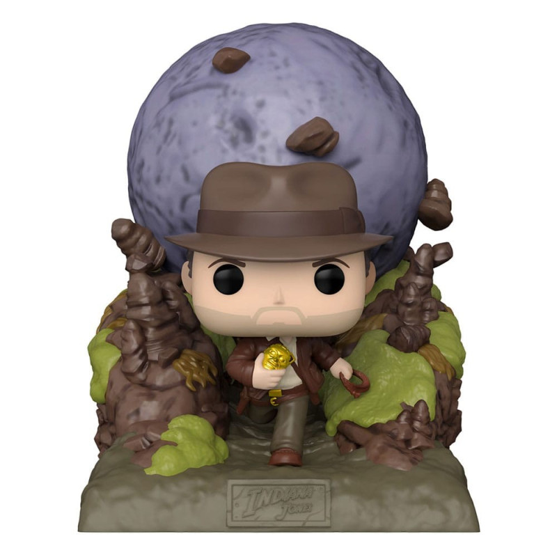 Indiana Jones beeldje Funko POP! Movies Moment Vinyl Indiana Jones Boulder Escape 9 cm