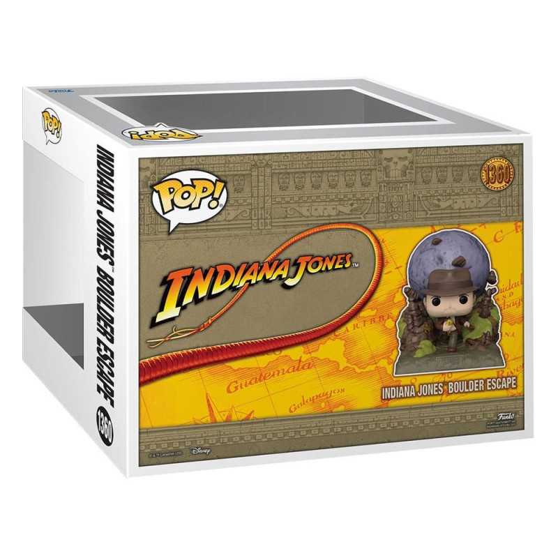 Indiana Jones Figurine Funko POP! Movies Moment Vinyl Indiana Jones Boulder Escape 9 cm