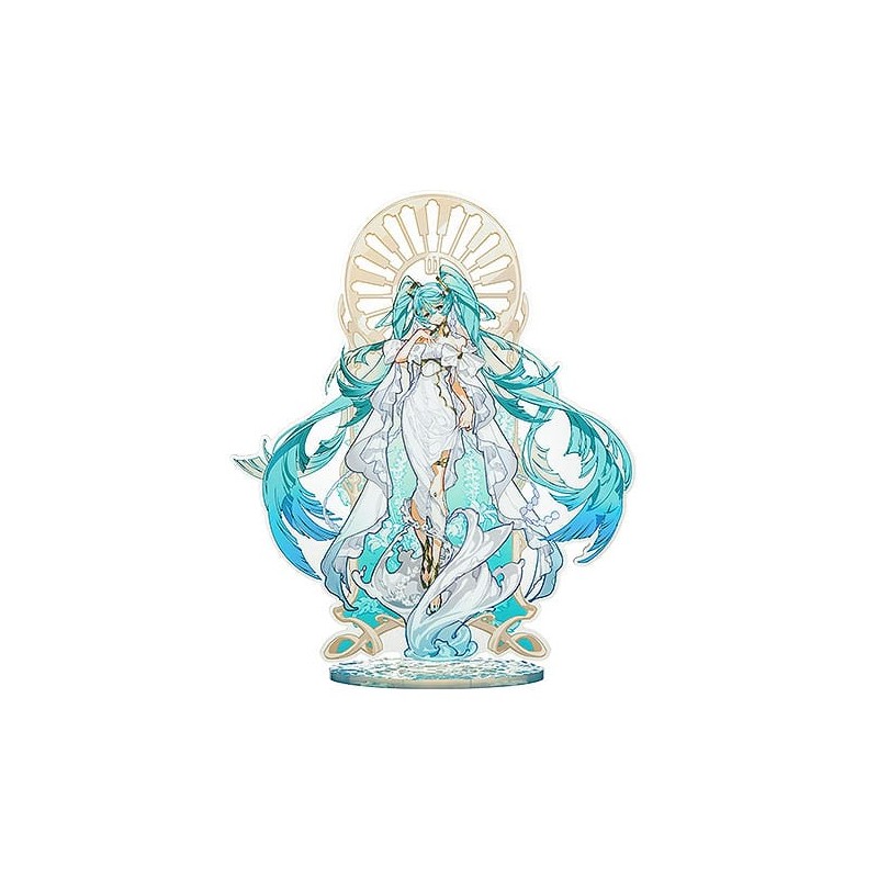 Character Vocal Series 01: Hatsune Miku Socle en acrylique Hatsune Miku feat. Yoneyama Mai Mega 35 cm | 4571697183872
