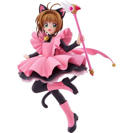 Cardcaptor Sakura Pop Up Parade PVC Statue Sakura Kinomoto: Black Cat Costume Ver. L Size 22 cm | 4571697188563
