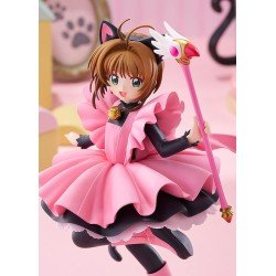 Cardcaptor Sakura Pop Up Parade PVC Statue Sakura Kinomoto: Black Cat Costume Ver. L Size 22 cm | 4571697188563
