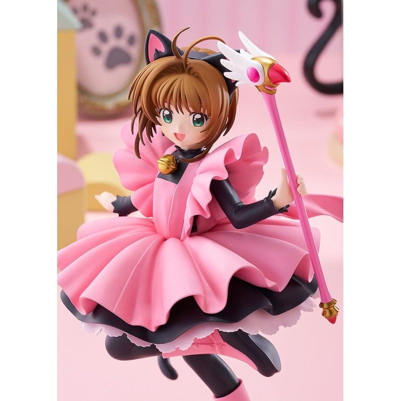 Cardcaptor Sakura Pop Up Parade PVC Statue Sakura Kinomoto: Black Cat Costume Ver. L Size 22 cm | 4571697188563