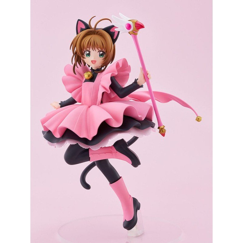 Cardcaptor Sakura statuette PVC Pop Up Parade Sakura Kinomoto: Black Cat Costume Ver. L Size 22 cm | 4571697188563
