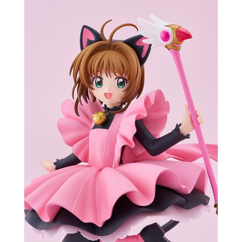 Cardcaptor Sakura Pop Up Parade PVC Statue Sakura Kinomoto: Black Cat Costume Ver. L Size 22 cm | 4571697188563